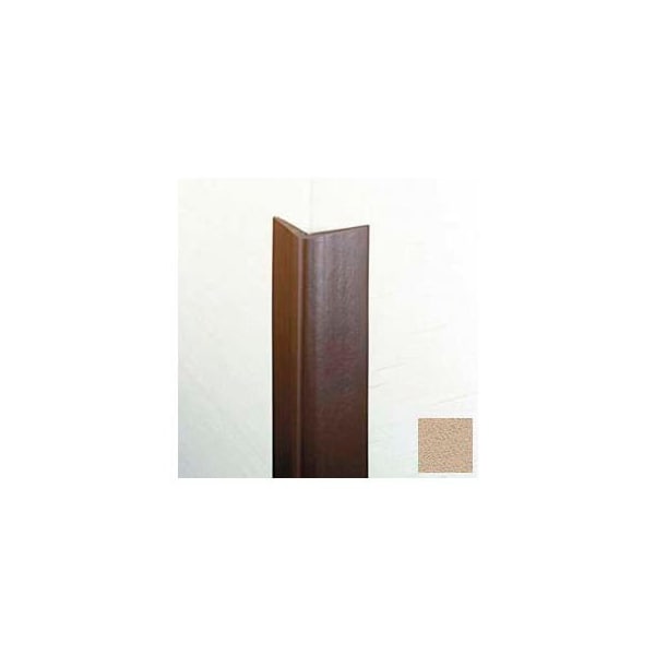 Pawling Flexible Vinyl Corner Guard, 1-3/4" Wings, 1/4" Radius, 12'H, Tan, Heavy Duty Flexible Vinyl CG-9-12-3 - main